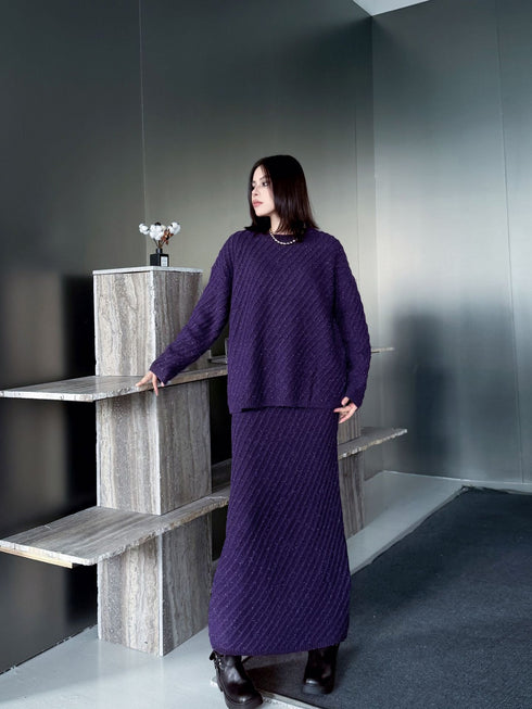 Diagonal Knit Texture Series